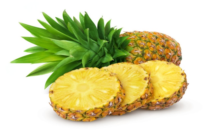 Peel And Cut The Pineapple