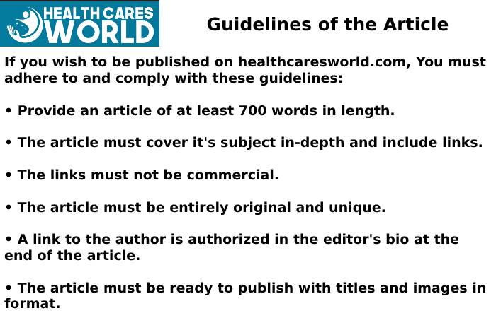 Guidelines of the Article - Infectious Diseases Write For Us