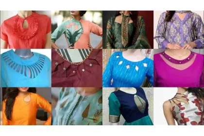 Attractive Fancy Unique Kurti Neck Designs