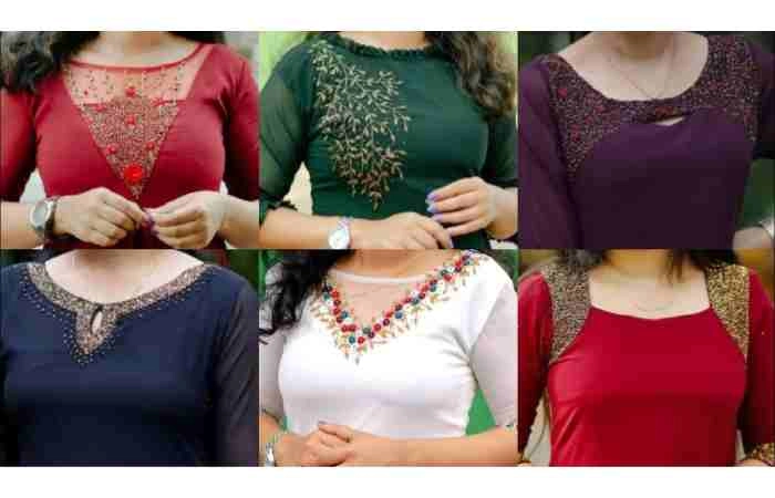 List of Some Popular Neck Designs for Kurtis_