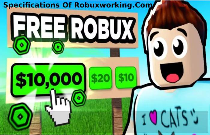 Specifications Of Robuxworking.Com