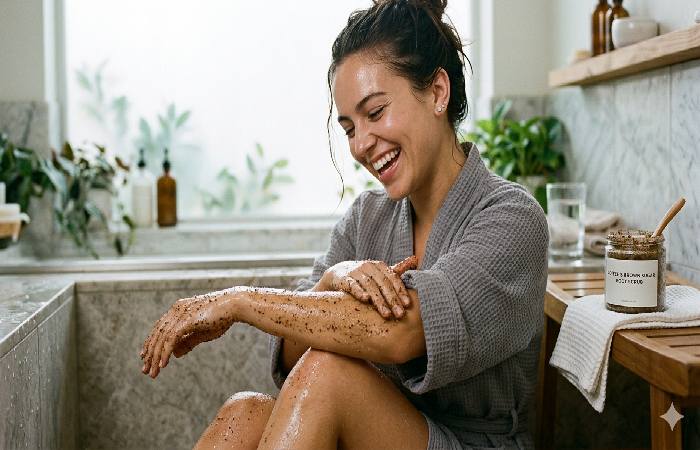 What a body scrub is