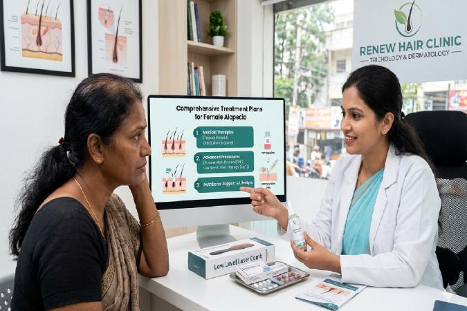 Treatment Of Female Alopecia