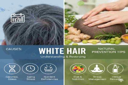 causes of white hair